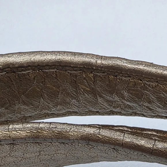 Michael Kors Gold Textured Shoulder Bag - Picture 12 of 15